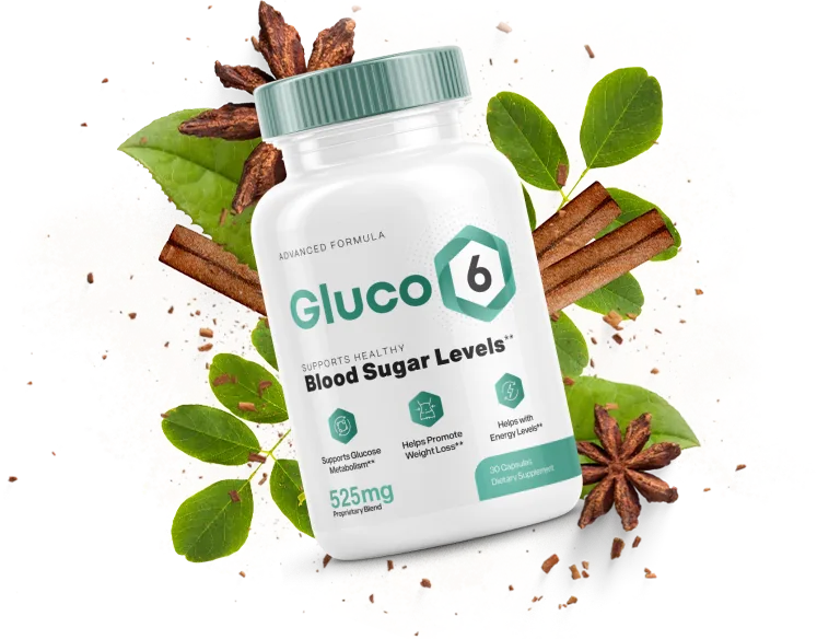 Gluco6 dietary supplement bottle